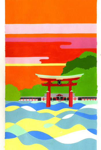 Miyajima in the evening