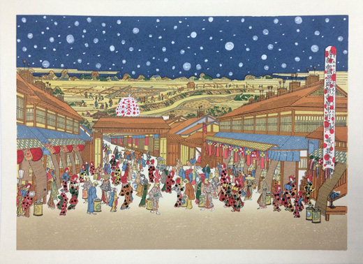 新吉原中之町の図