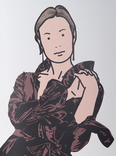 Anya with hands together (from Twenty six Portraits)