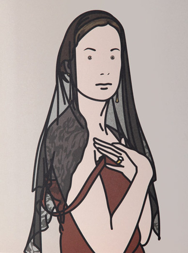 Anya with veil (from Twenty six Portraits)