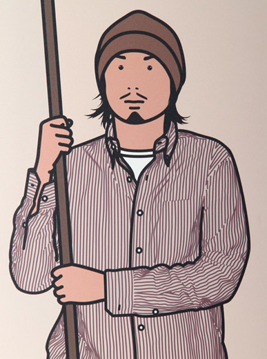 Hirofumi with staff (from Twenty six Portraits)