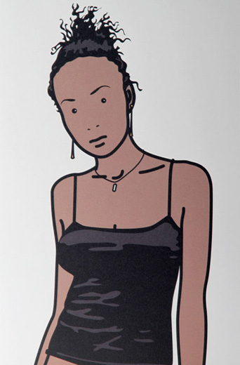Bijou with earrings (from Twenty six Portraits)
