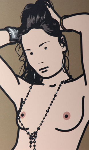 Shahnoza with beads (from Twenty six Portraits)