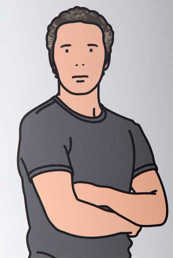 Julian with t-shirt (from Twenty six Portraits)