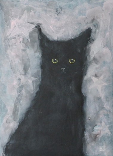 黒猫”微笑み”