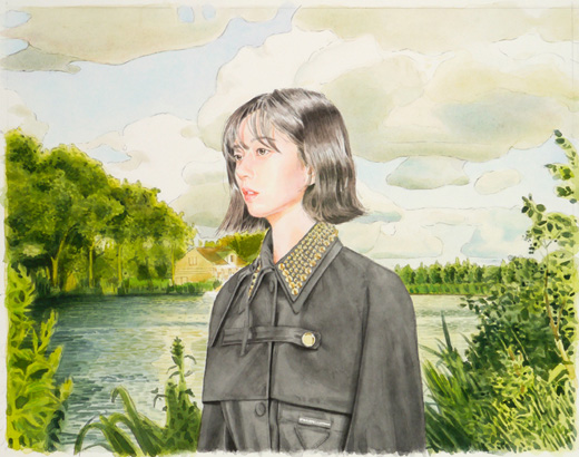 phantom scene (cloud and lake)