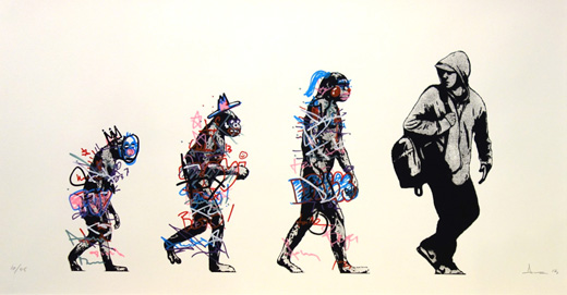 Evolution (hand finished)