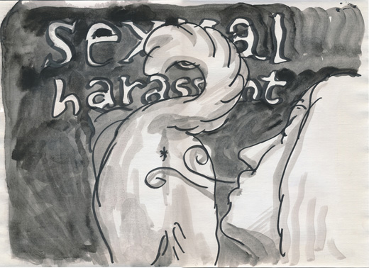 動物セクハラ防止ポスター