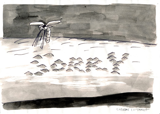 言語を手にいれた蚊