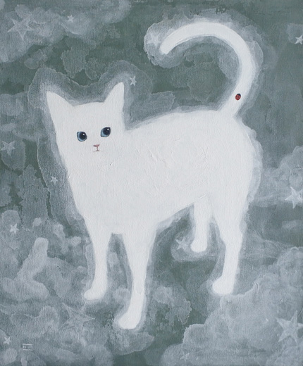 猫とてんとう虫(のぼる)
