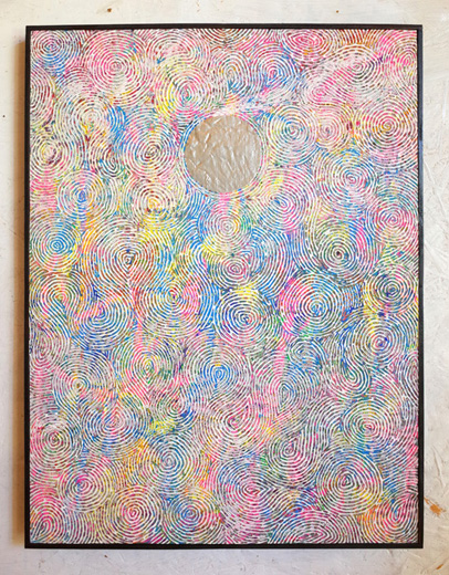 Cosmic Code - silver circle