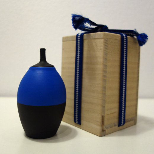 彩色蓋物(茶入れ)