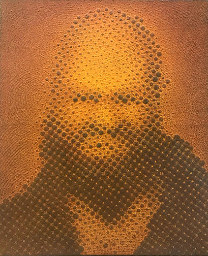 iron-oxide painting “B.W./T****09”