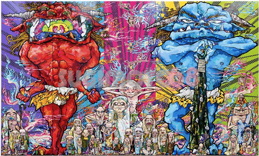 赤鬼と青鬼と48の羅漢