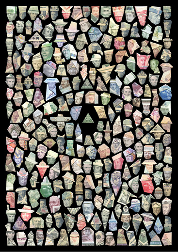 Money Origami "Eye of Providence"
