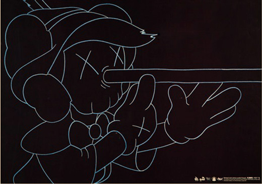 KAWS: #@!*$.展示会ポスター