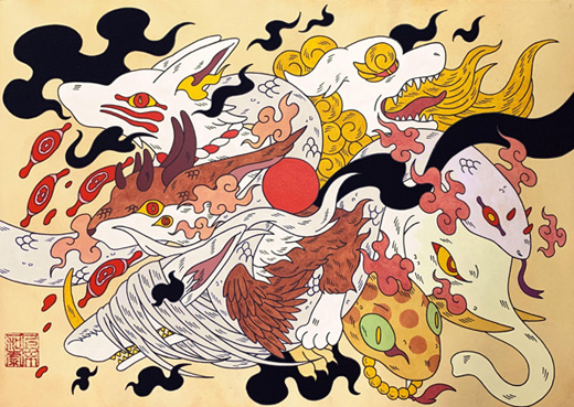 おどろおどろしく