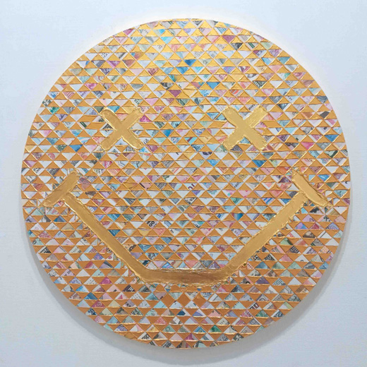 Large Golden cookies/World Automatic Circle pyramid Grid Xsmiley B69256943H