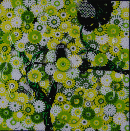 Into the flowers