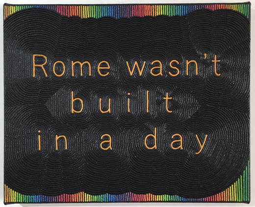 Letterscape_Rome wasn't built in a day