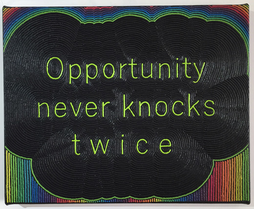 Letterscape_Opportunity never knoks twice