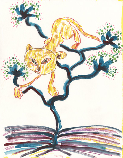 Cat on the Tree