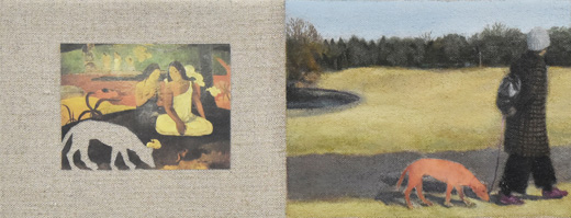 ゴーギャンの『アレアレア』の犬、多摩中央公園を歩く