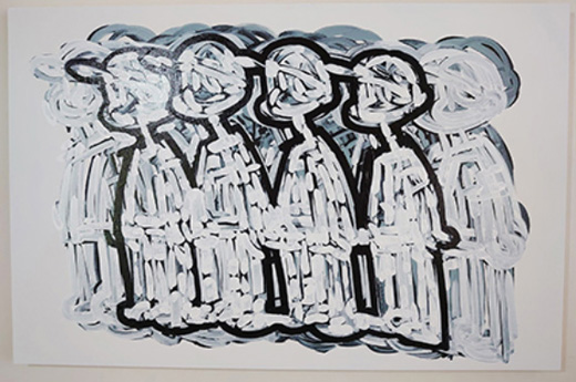 Study  for  NULL (a repetitive movement that follows my rules  #094)