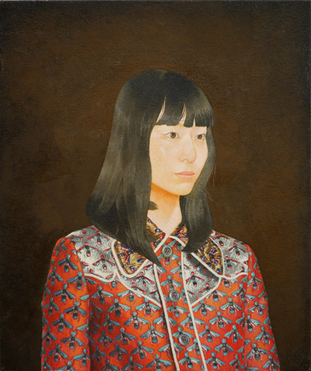 ghost portrait (red jacket)