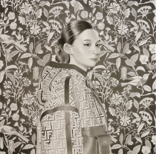 certain portrait (black and white i)