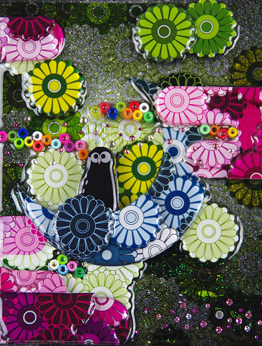 Crescent in the flower
