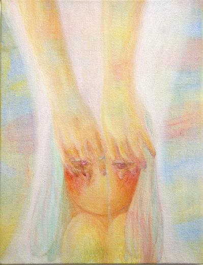 立ちどまっている人　瞳 3