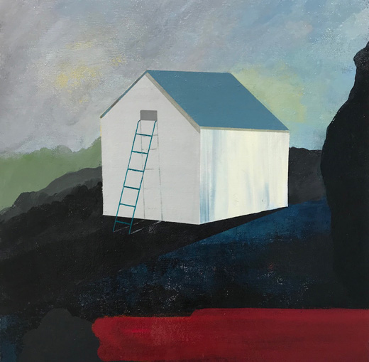 Hidden place (blue roof)