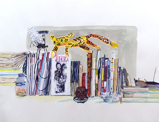 Tiger on the Bookshelf