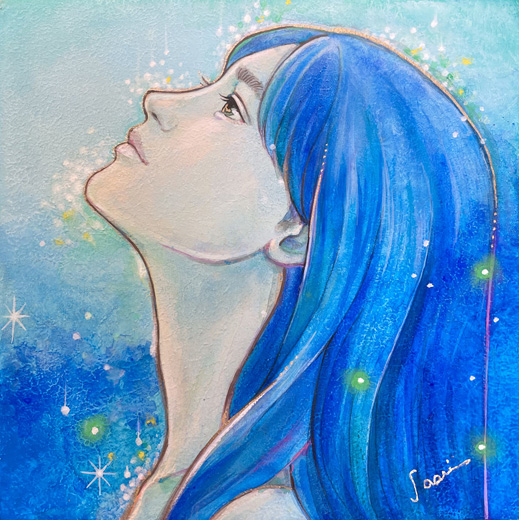 涙のあと