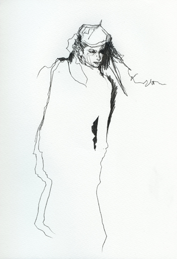 a woman looking...