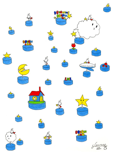 ふわりの｢ＦＡＣＴＯＲＹ｣ボトルキャップシリーズ"ふわりのお家とAIRPORT☆"