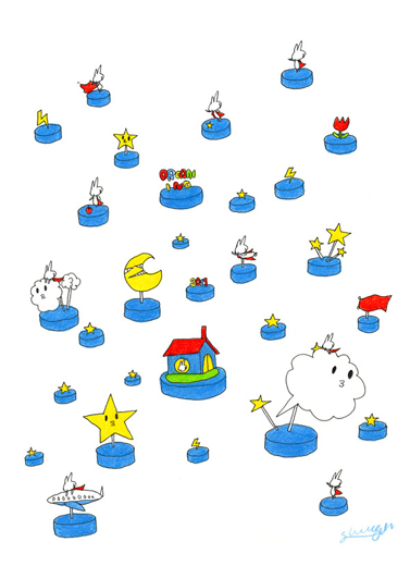 ふわりの｢ＦＡＣＴＯＲＹ｣ボトルキャップシリーズ"ふわりのお家とサーカス☆"