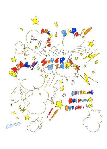 SUPERSTARにお星様を乗せるふわり☆