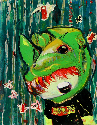 そこでひっくりかえってきょうりゅうになった