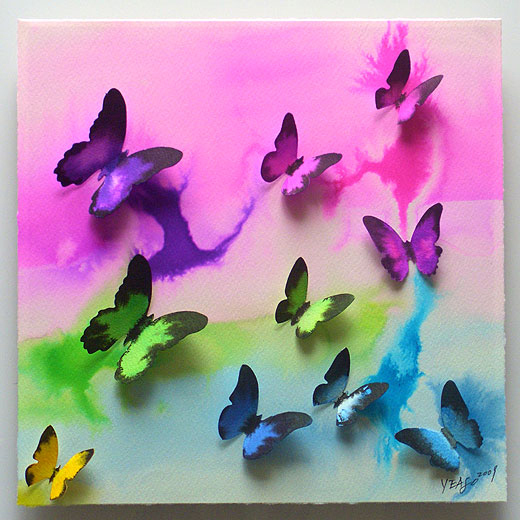 Flying with the butterfly. Art No.F-001